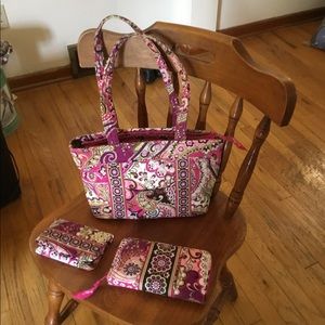 Vera Bradley Purse, Wallet, and Change Purse